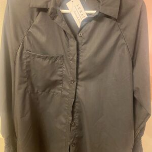 Levi's Women's Black Button Down Shirt